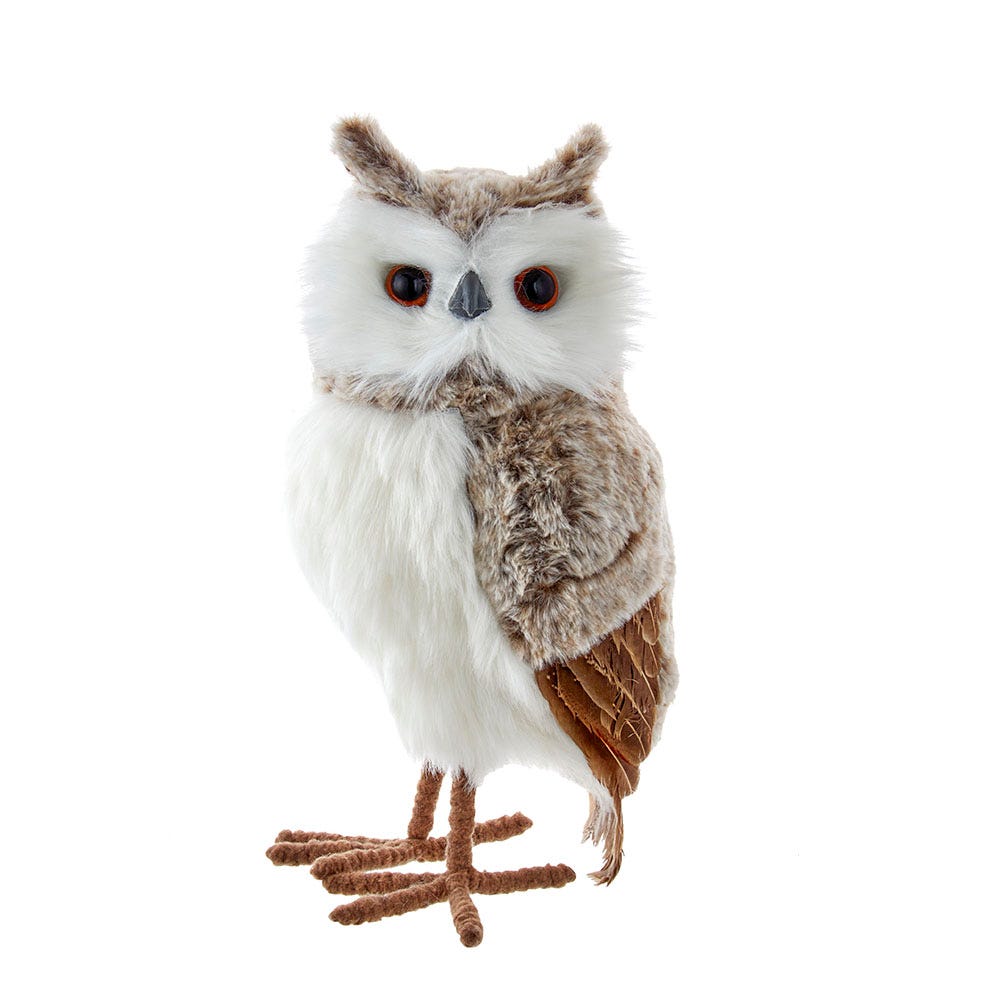 Kurt S. Adler C0805 13.5 in. Gray & Brown Owl Ornament