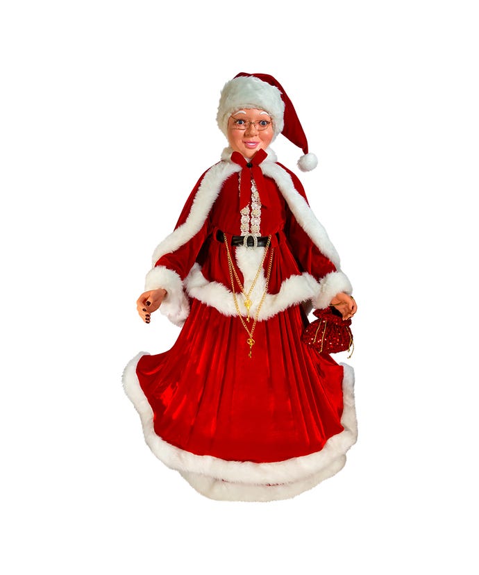 Kurt S. Adler KK0127 68 in. Elegant Mrs. Claus Figurine