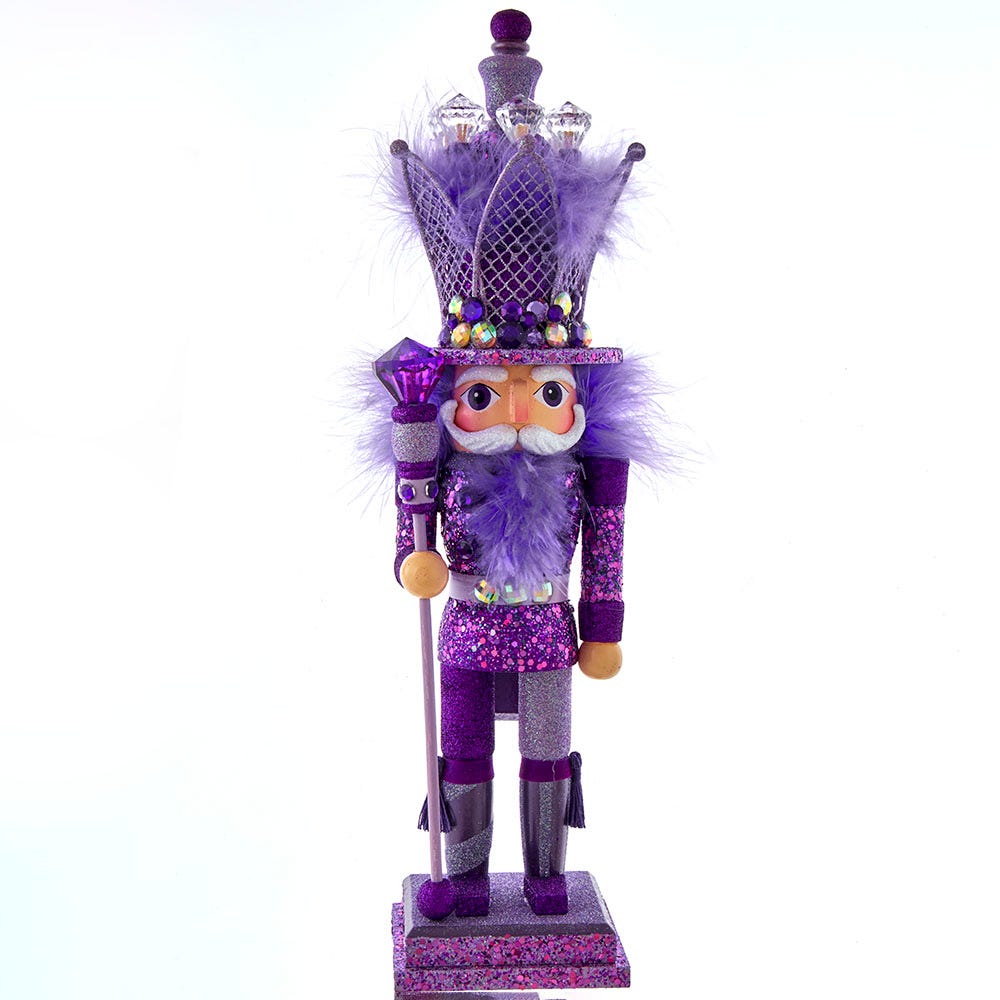 Picture of Kurt S. Adler HA0605 16 in. Hollywood Purple King Nutcracker