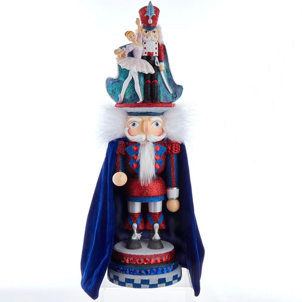 Picture of Kurt S. Adler HA0625 18 in. Hollywood Clara with Nutcracker Prince Nutcracker