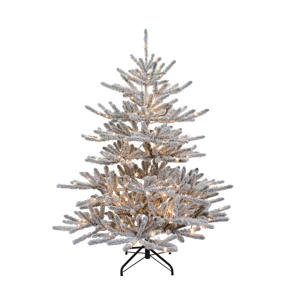 Kurt S. Adler TR1415LEDWW 5 ft. Pre-Lit Warm White LED Vail Pine Artificial Tree -  kurt S Adler Inc