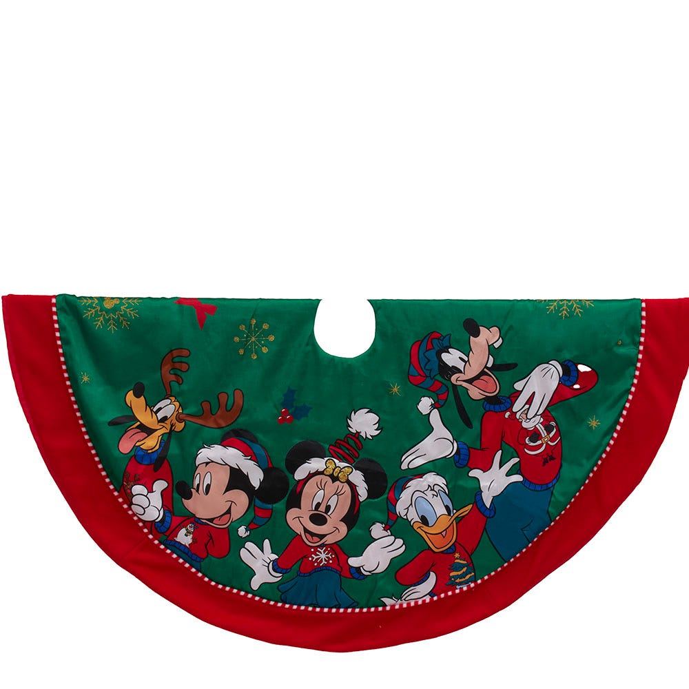 48 in. Kurt Adler Mickey & Friends Tree Skirt