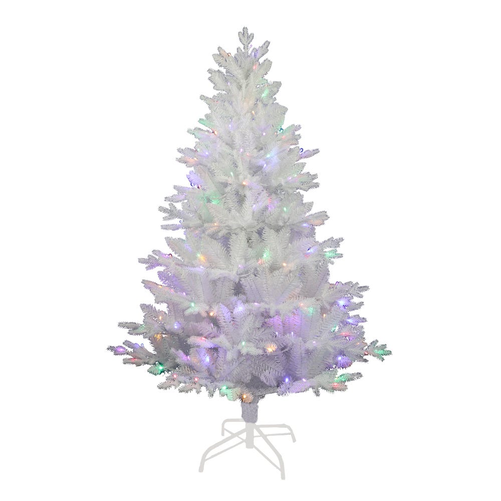 Kurt S. Adler TR62500LEDM 5 ft. Pre-Lit Multicolor LED Jackson White Pine Artificial Tree -  kurt S Adler Inc