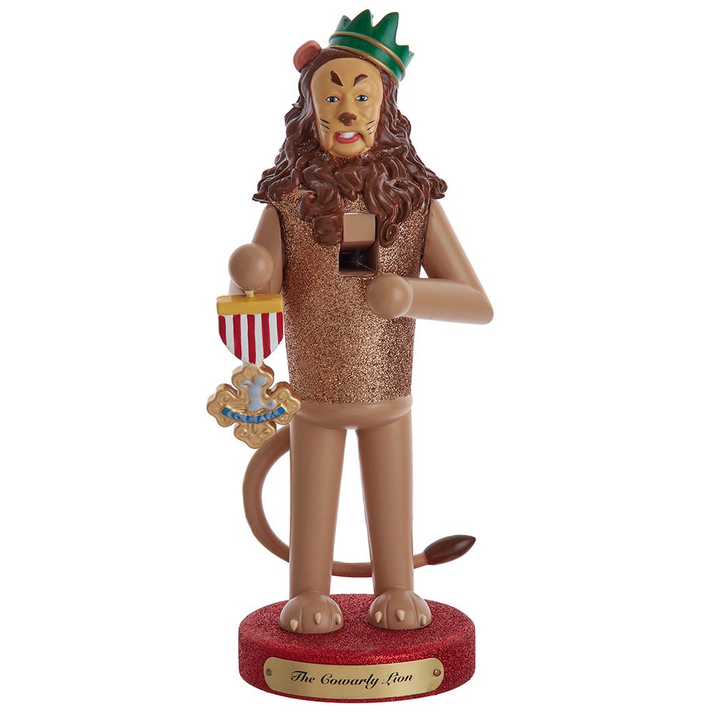 Picture of Wizard of oz OZ6233L 10 in. Cowardly Lion Nutcracker