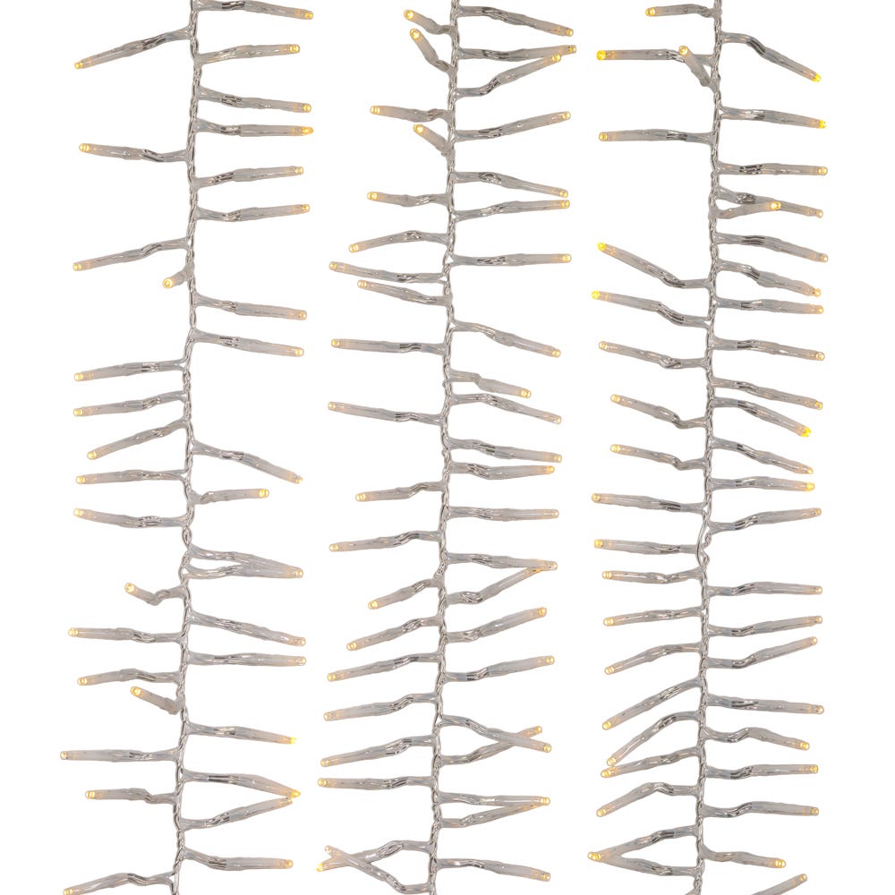 32.8 ft. 1000-Light Warm White LED Cluster Garland