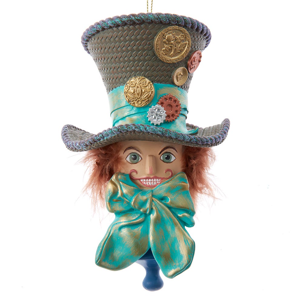 Picture of Hollywood Nutcrackers HAT0002 6 in. Resin Hollywood Hats Hatter Ornament