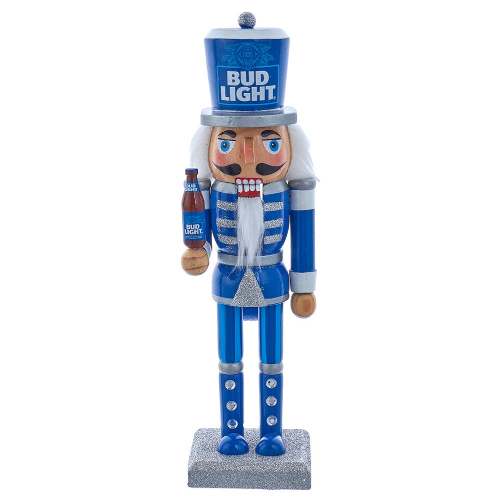 Picture of Budweiser AB6221 10 in. Bud Light Nutcracker