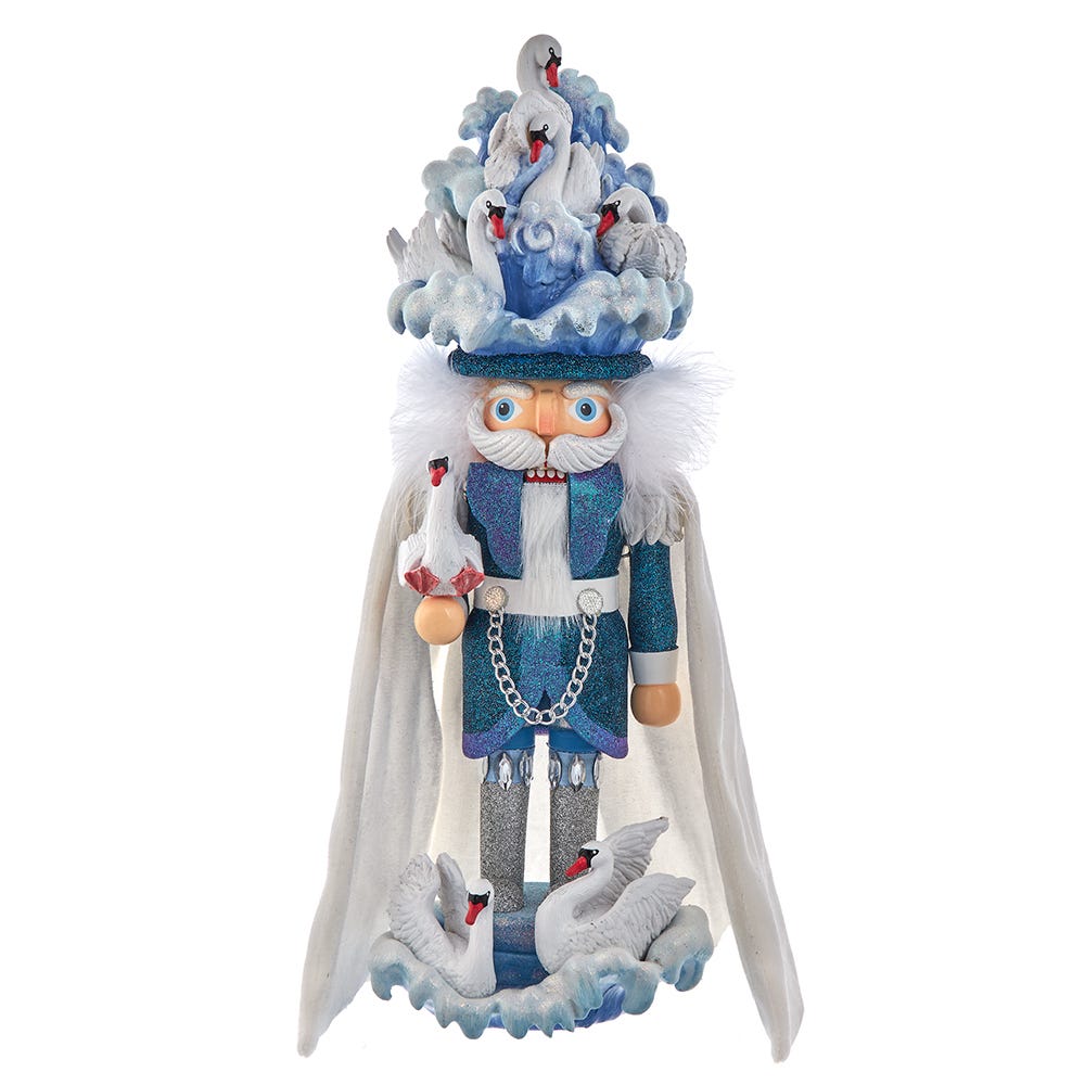 Picture of Hollywood Nutcrackers HA0675 18 in. Hollywood 7-Swans Swimming Nutcracker