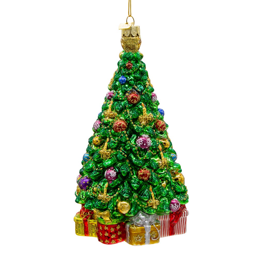 7.5 in. Bellissimo Glass Christmas Tree Ornament
