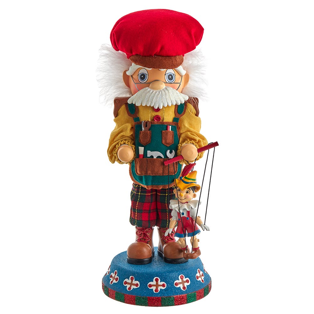 Picture of Hollywood Nutcrackers HA0685 15 in. Hollywood Geppetto Nutcracker