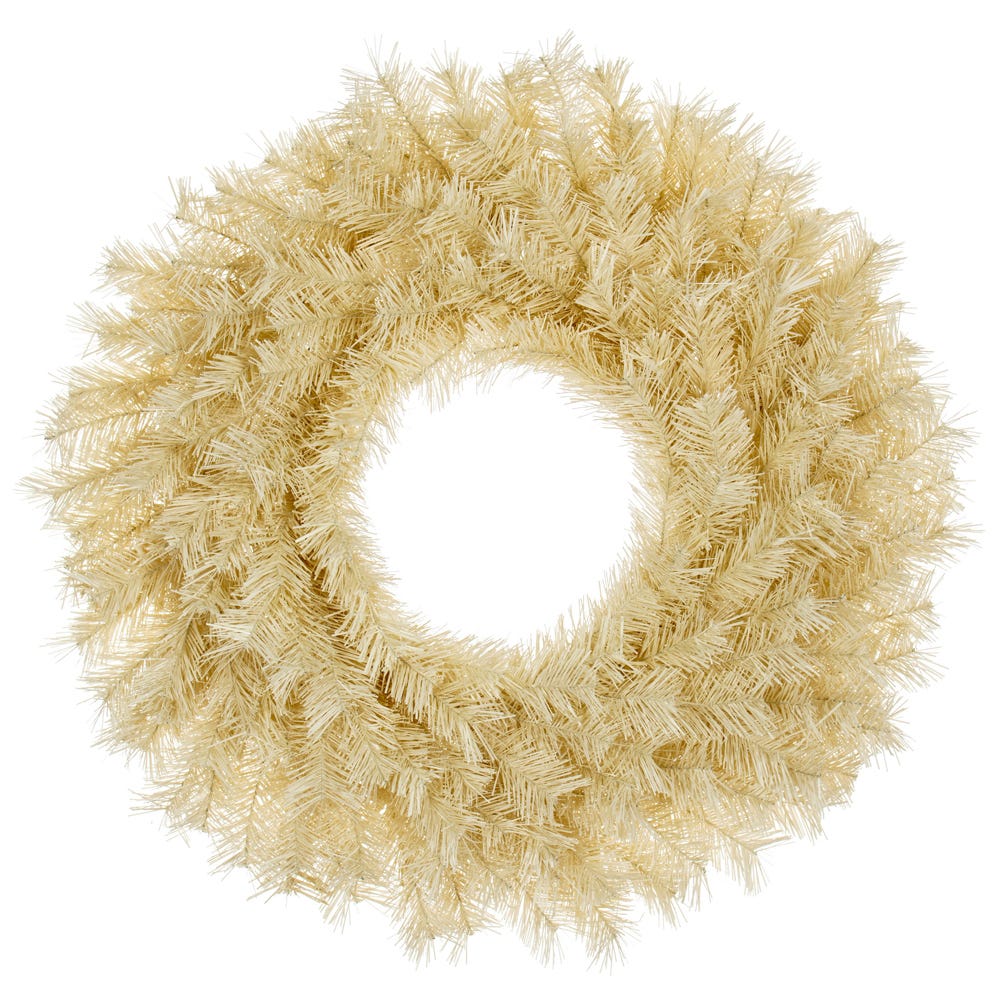 Kurt S. Adler WRT0401 30 in. Unlit Cream Wreath