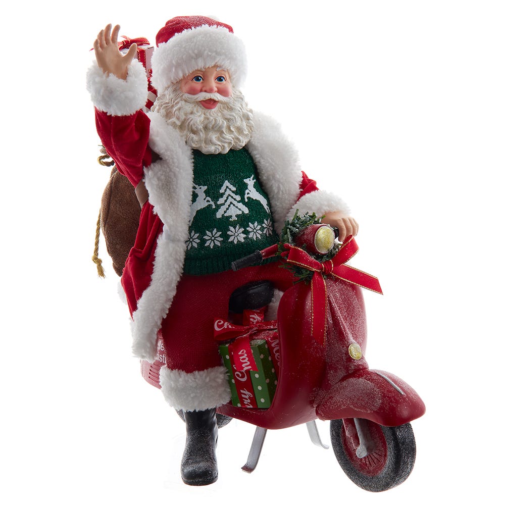 10 in. Santa on Scooter