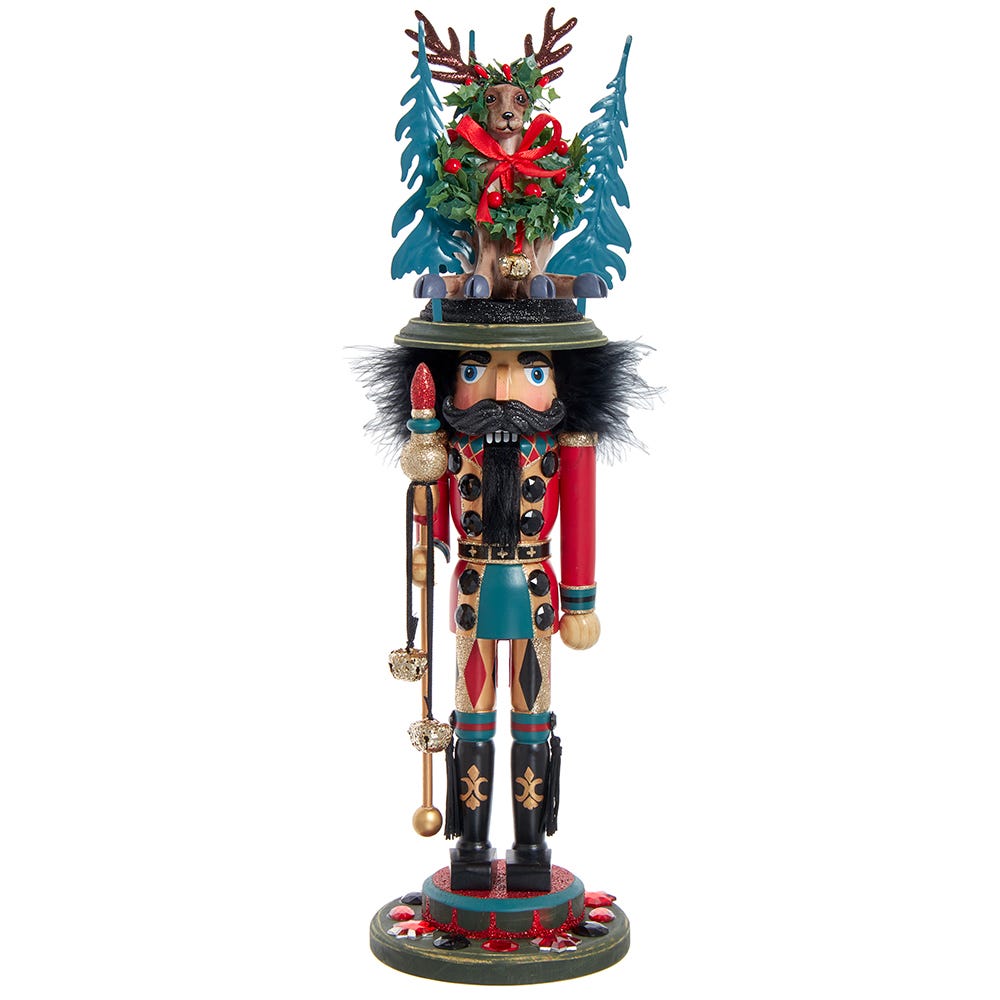 Picture of Hollywood Nutcrackers HA0695 18 in. Hollywood Nutcracker with Deer Hat