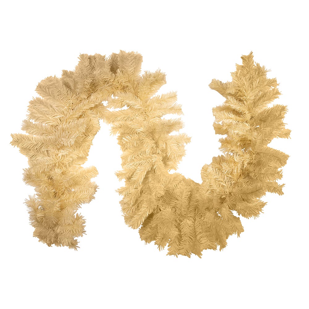 9 ft. Unlit Cream Garland