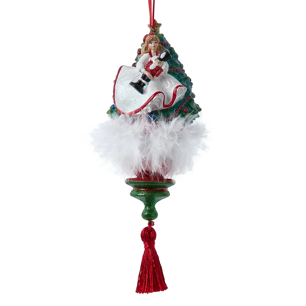 Kurt S. Adler HAT0013 8 in. Holly Hats Clara Ornament