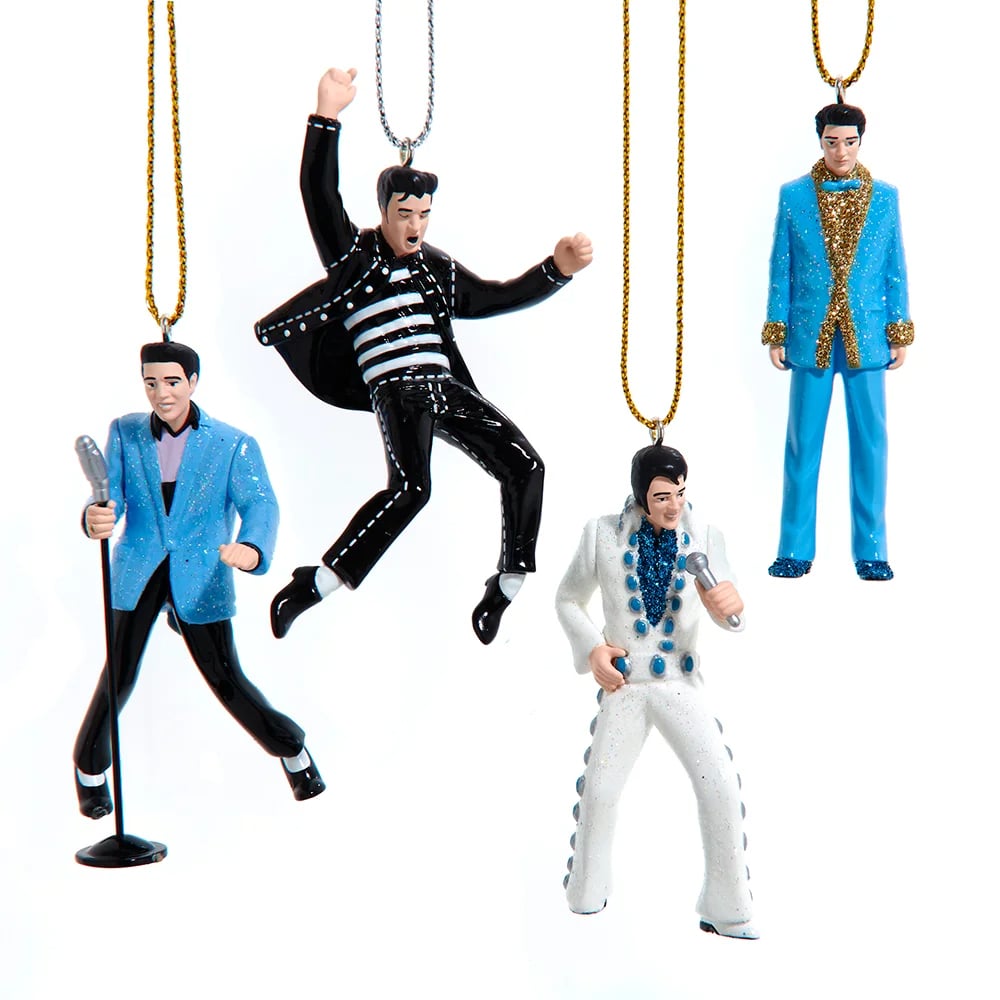 EP3241 4 Piece Elvis Presley Miniature Ornaments