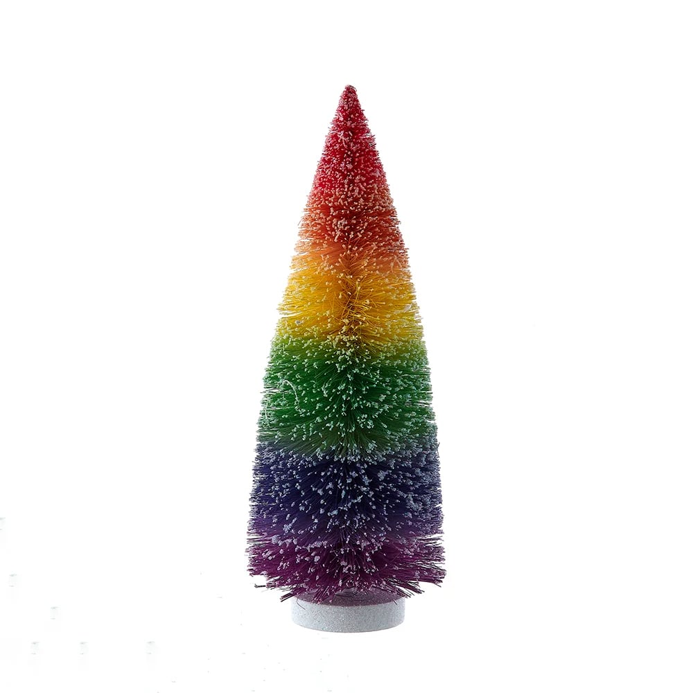 Kurt S. Adler D4472 12 in. Rainbow Pride Sisal Tree Tabletop