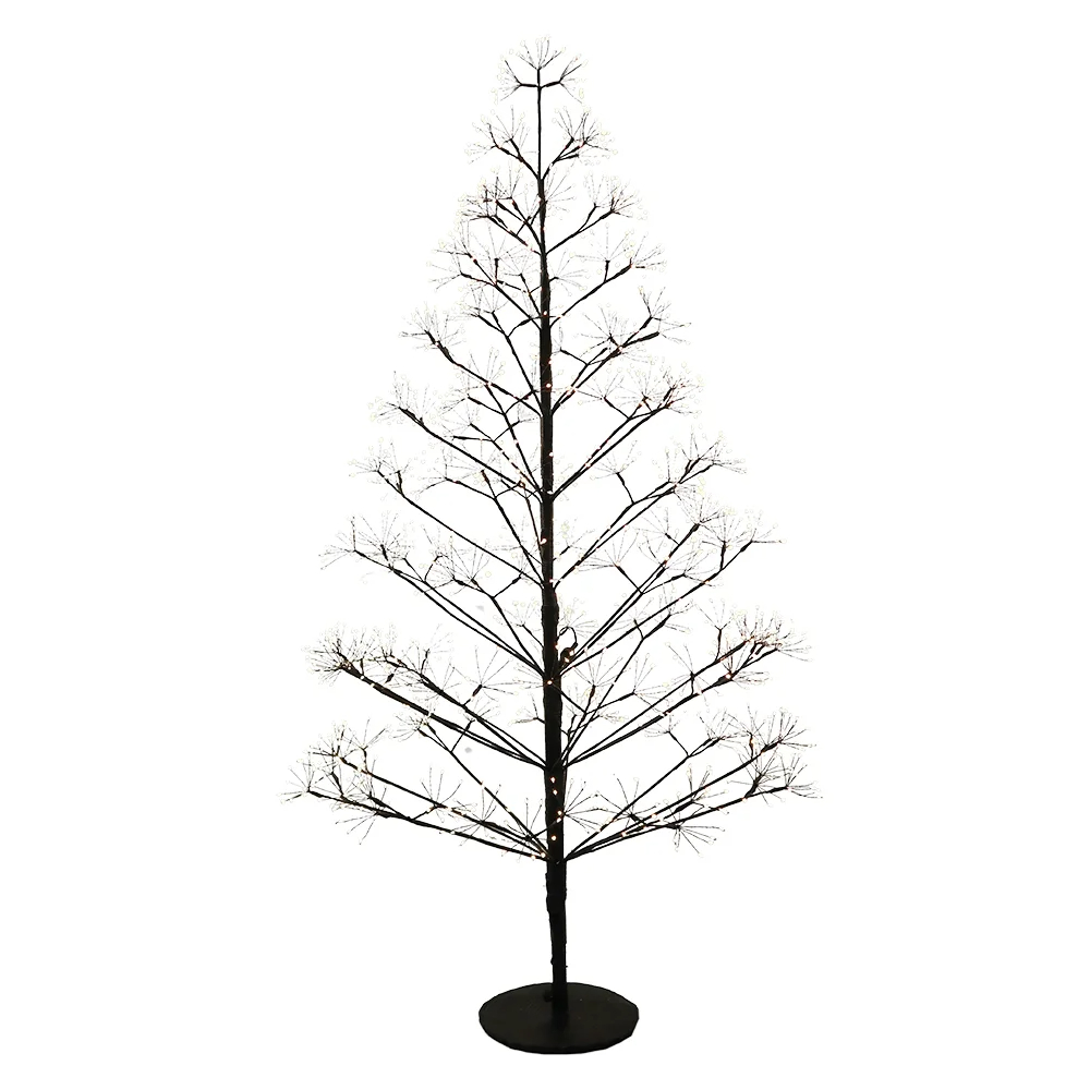 Kurt S. Adler TR3275 5 ft. Pre-Lit Warm White LED Silhouette Fairy Tree - Black