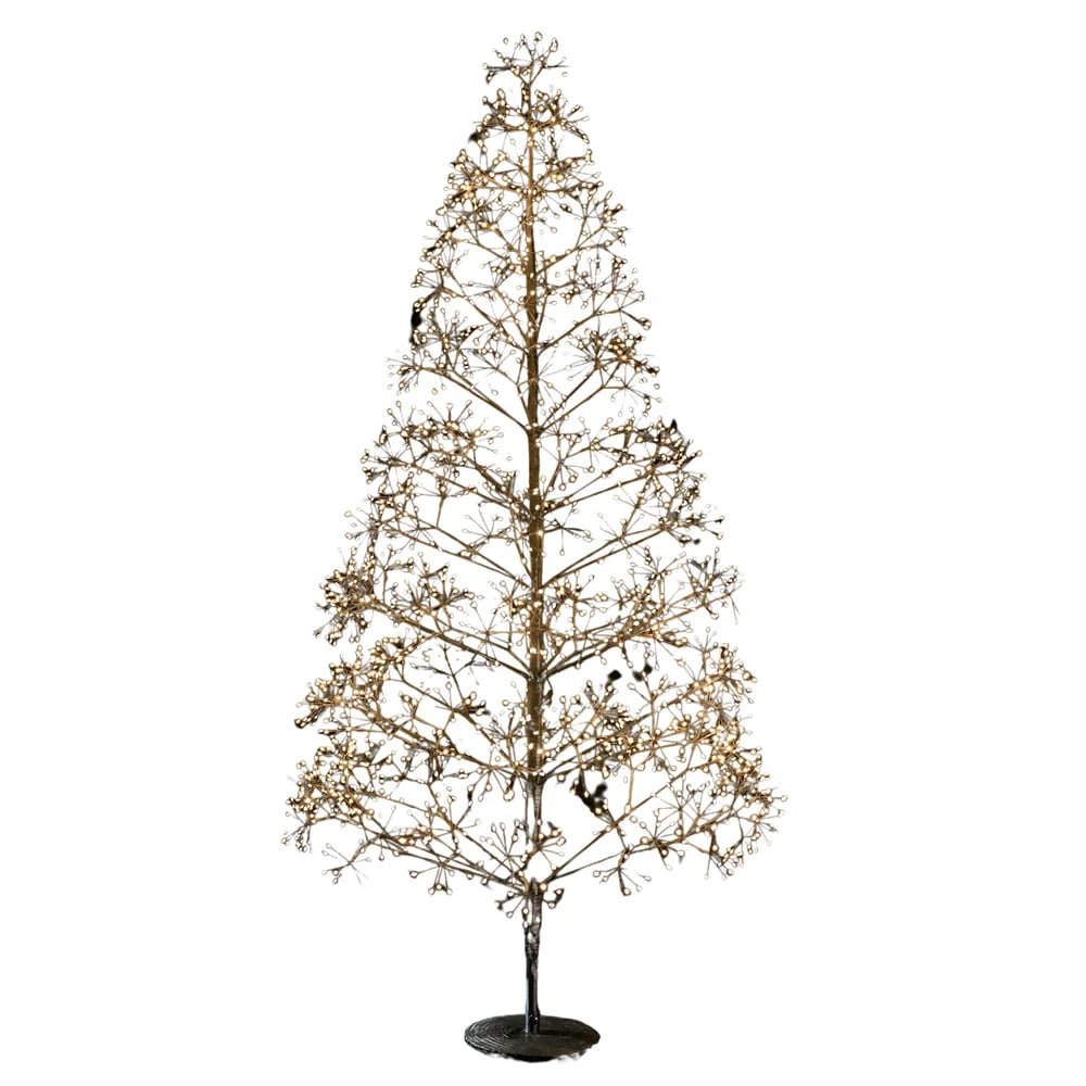 Kurt S. Adler TR3276 6 ft. Pre-Lit Warm White LED Silhouette Fairy Tree - Black