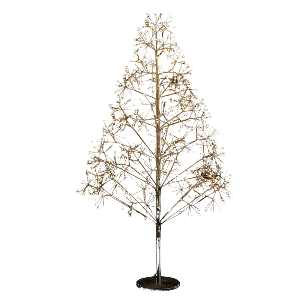 Kurt S. Adler TR3274 4 ft. Pre-Lit Warm White LED Silhouette Fairy Tree - Silver