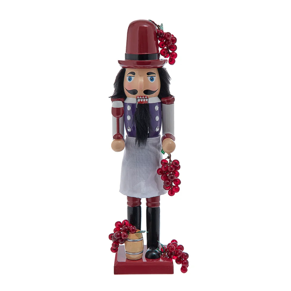 Picture of Kurt S. Adler C5992 15 in. Wooden Wine Nutcracker