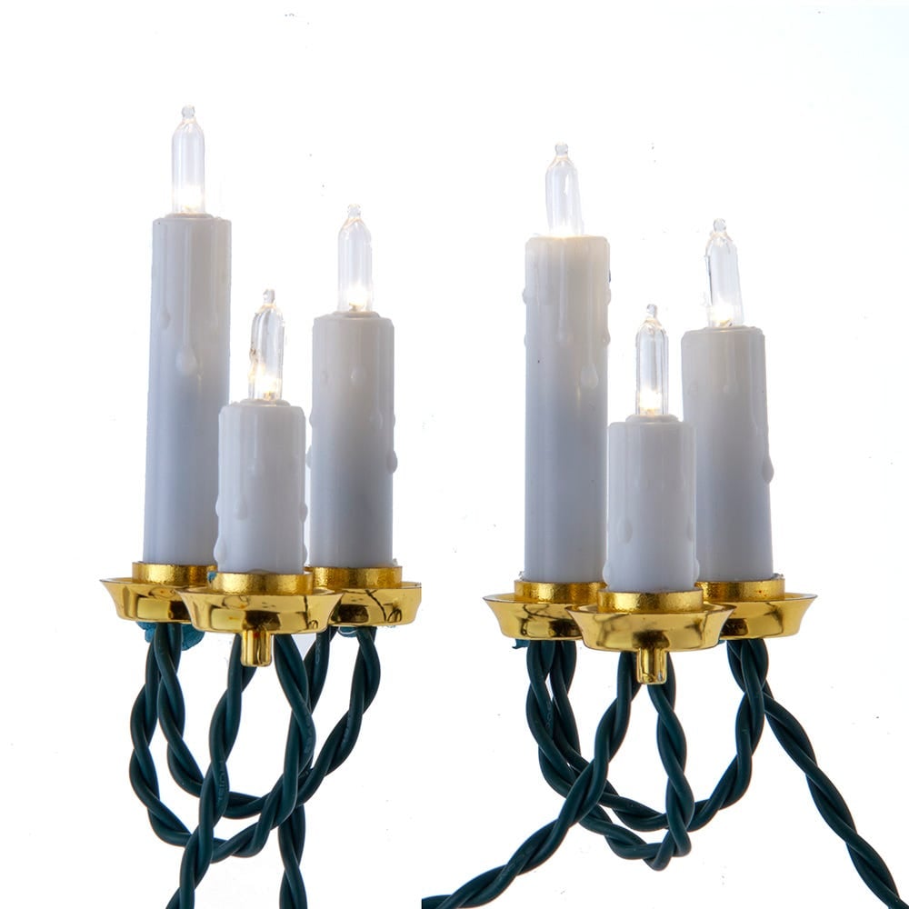 Kurt S. Adler UL4393 LED Triple Candle Clip-On Light Set