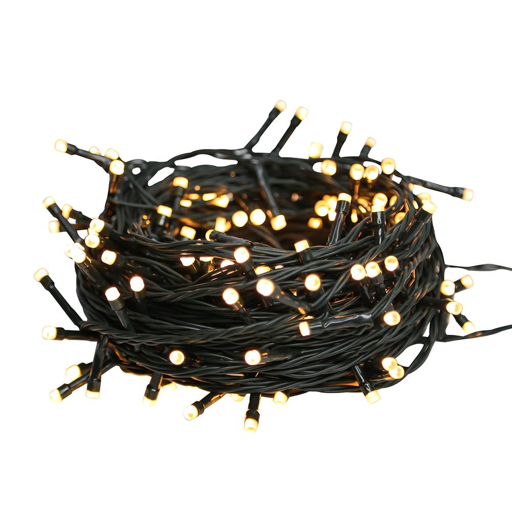 Kurt S. Adler AD1062PWWW 600-Light Pure White & Warm White Temperature Changing LED Cluster Garland