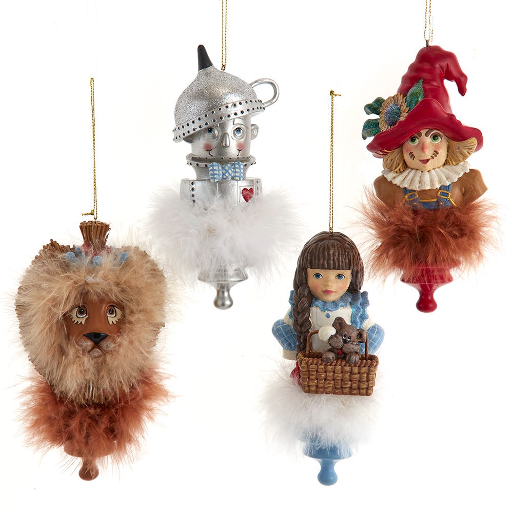 Wizard of Oz HAT0020 6 in. Holly Hats Boxed Set Ornaments