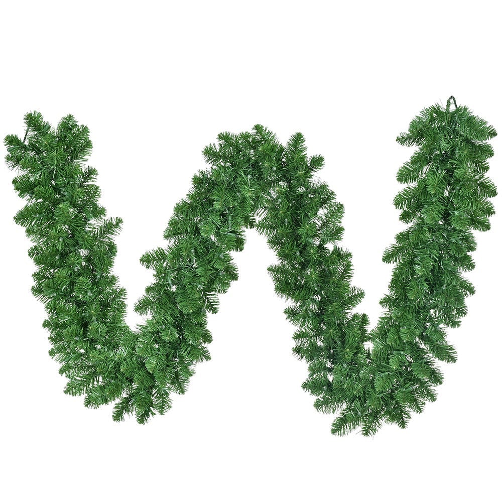 Kurt S. Adler GRL0403 9 ft. Pre-Lit Clear Incandescent Vanderbilt Garland