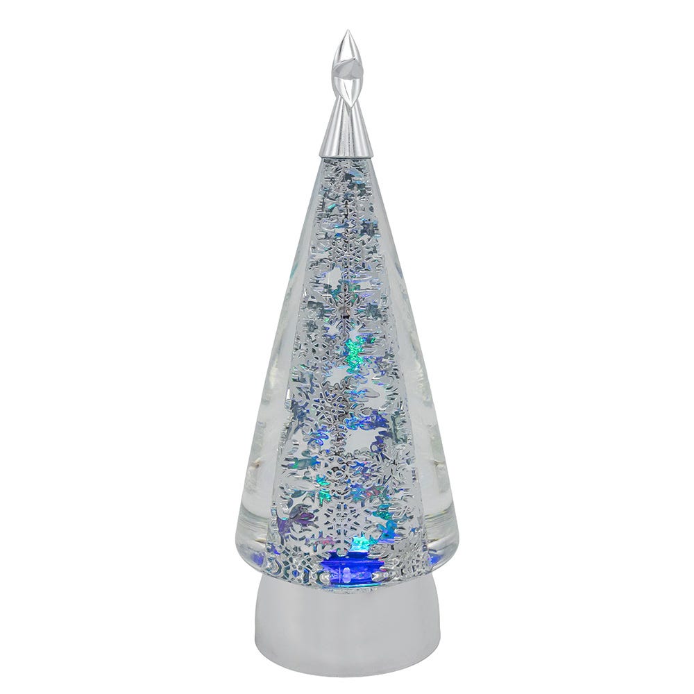 Kurt S. Adler JEL1067 11.5 in. Battery-Operated USB LED Rotating Christmas Tree