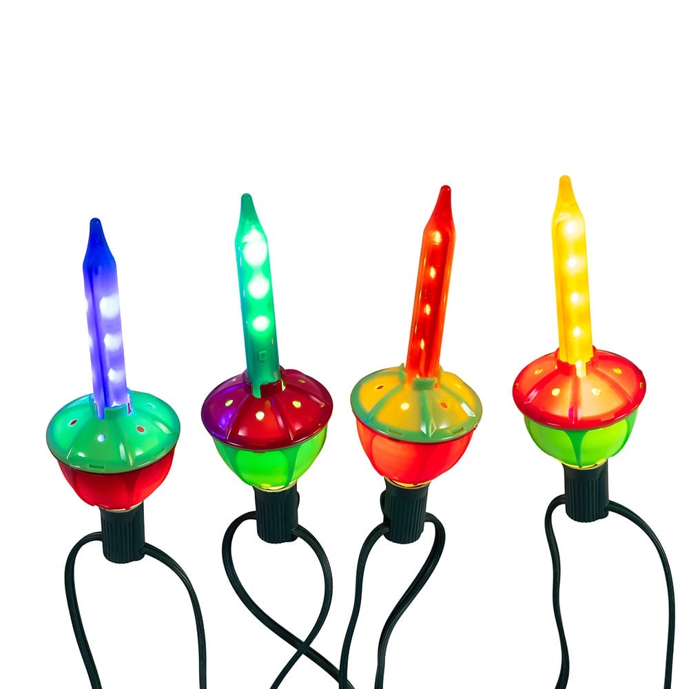 Kurt S. Adler UL1757 UL 7-Light LED Multicolor Bubble String Light Set