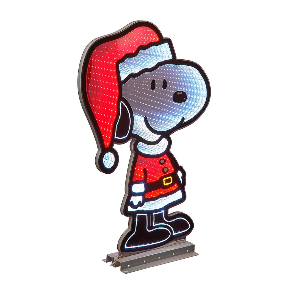 PN9255 23.6 in. Santa Snoopy Outdoor Infinity Light