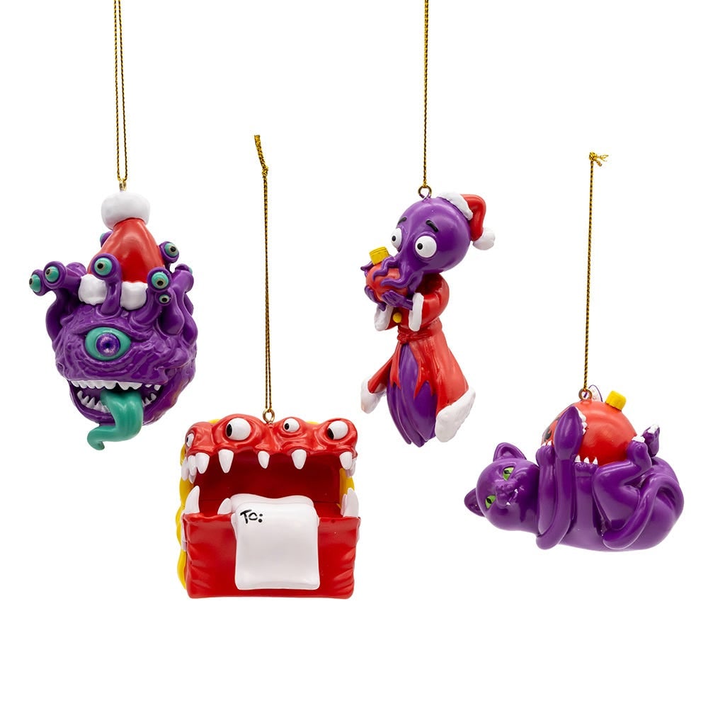 DND3251SET Merry Monsters Ornament Set - 4 Piece