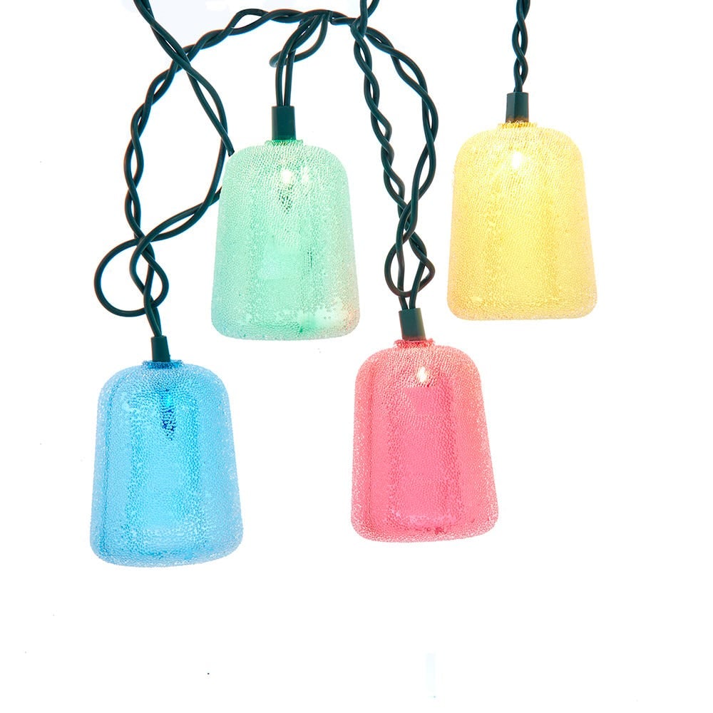 Kurt S. Adler UL4390 UL 10-Light Multicolor Gumdrop Light Set