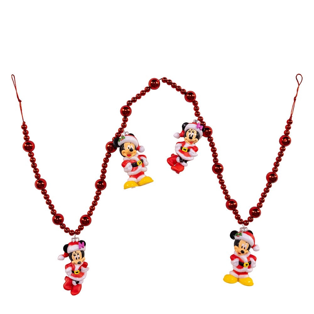 DN9255 4 ft. Mickey & Minnie Lighted Garland