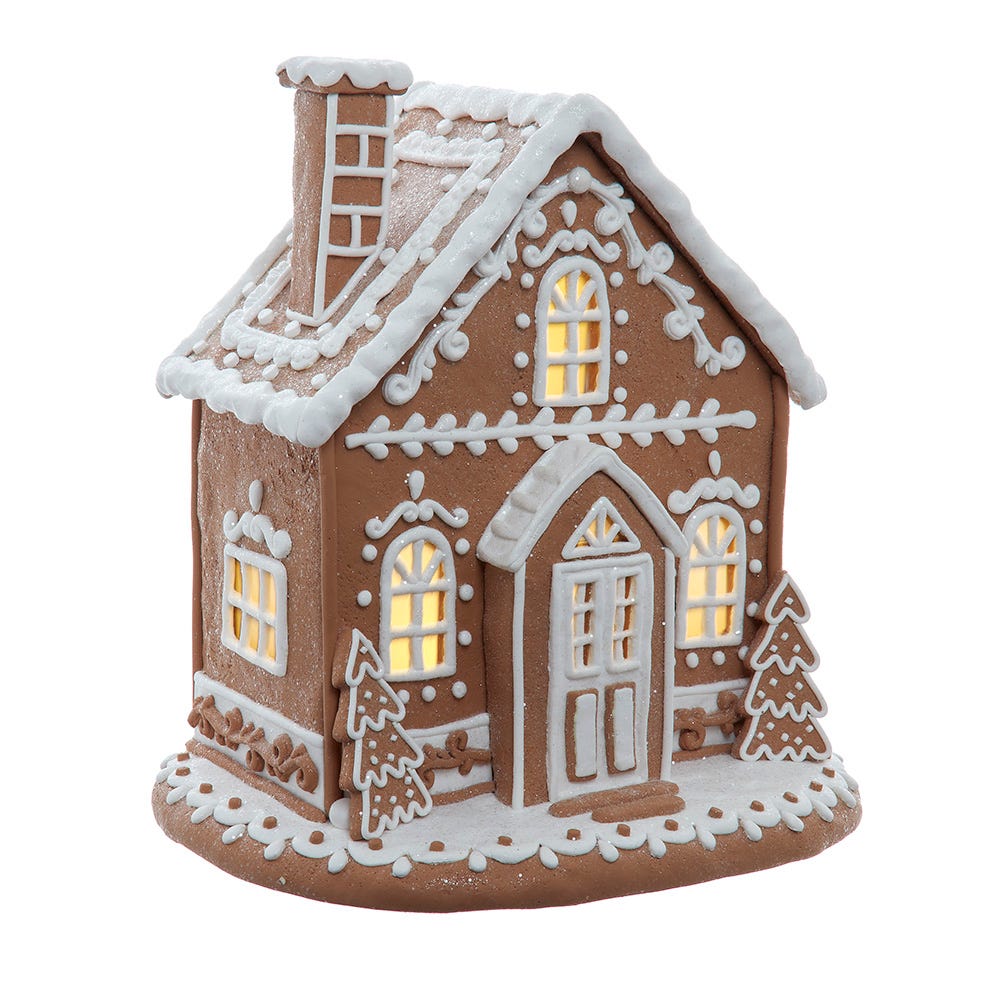 Kurt S. Adler GBJ0052 11.5 in. Battery Operated Gingerbread House