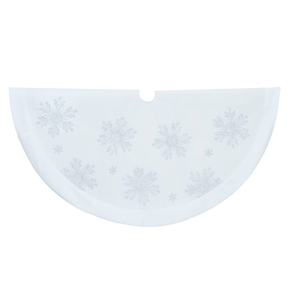 Kurt S. Adler TS0321 48 in. Iridescent Sequined Velvet Tree Skirt