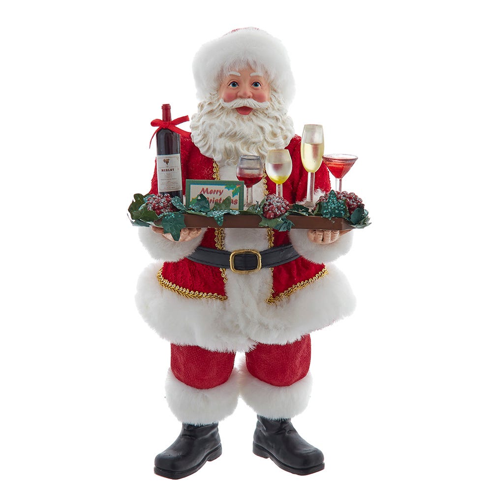 FA0224 10.5 in. Wine Santa