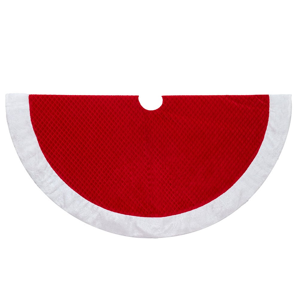 Kurt S. Adler TS0314 50 in. Fur Border Tree Skirt