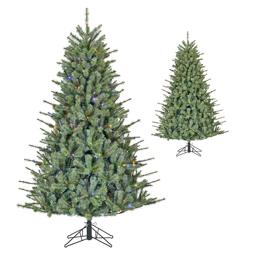Kurt S. Adler TR3602 7 ft. Dual Color Ribbon LED Cashmere Tree