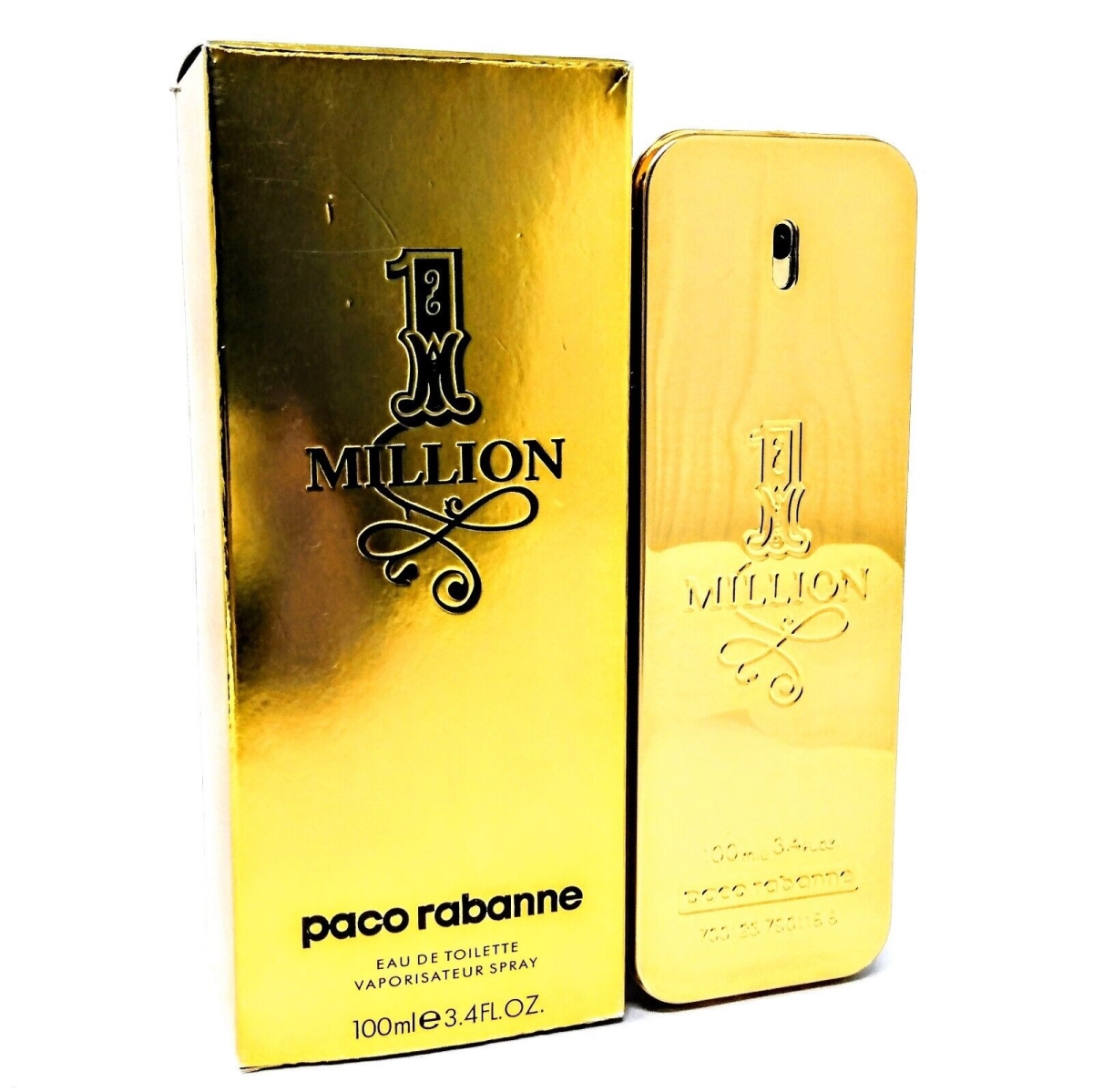 PR1M Paco Rabanne 1 Million Men's Fragrance EDT Cologne 3.4 oz 100 ml   in Box -  Kusp