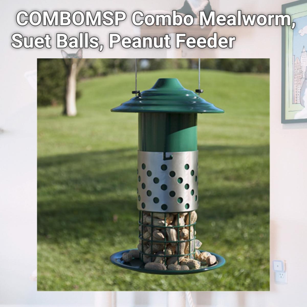Picture of Woodlink COMBOMSP Combo Mealworm, Suet Balls, Peanut Feeder