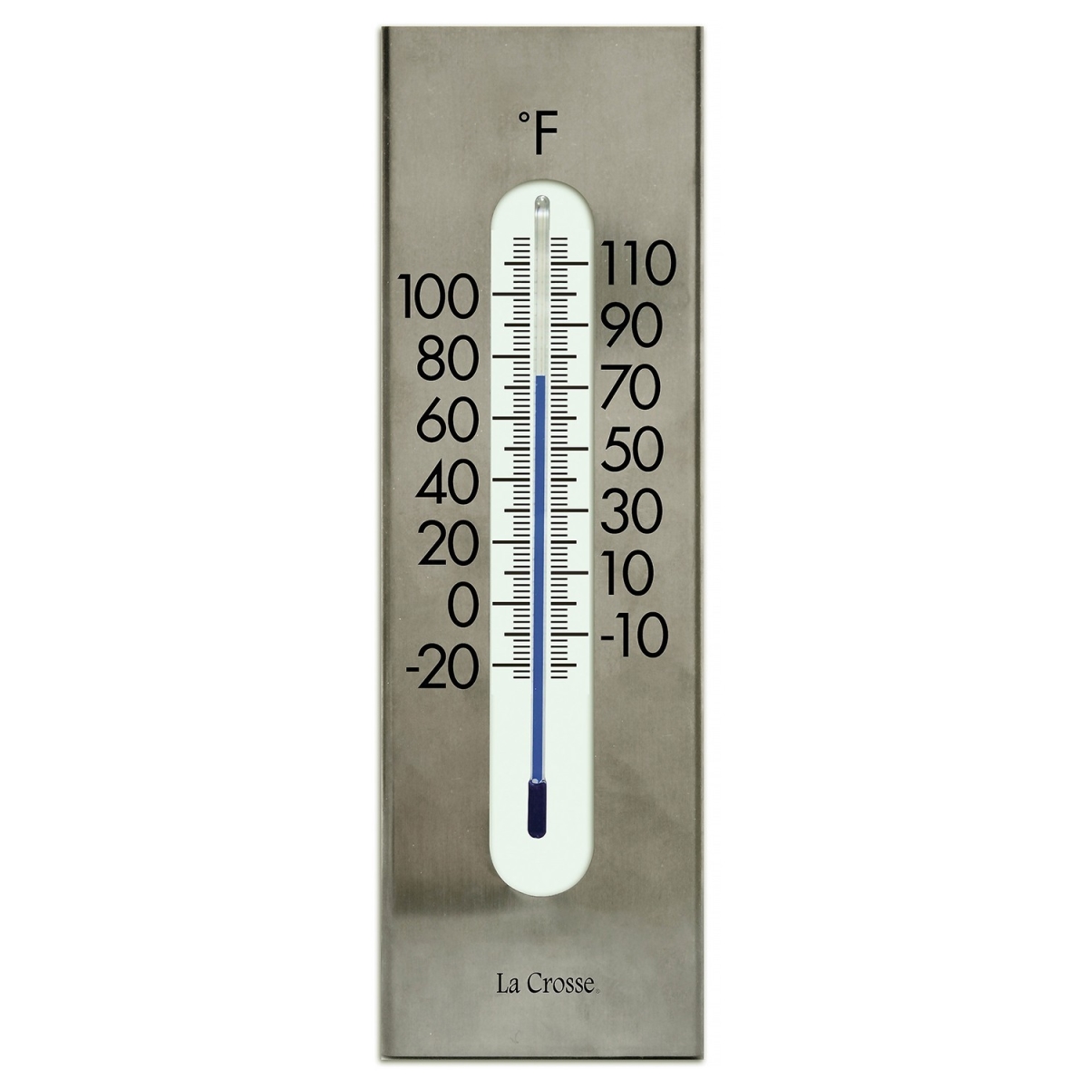 Picture of La Crosse Technology 204-1523 9 in. Atomic Clock with In-Out Temperature Thermometer
