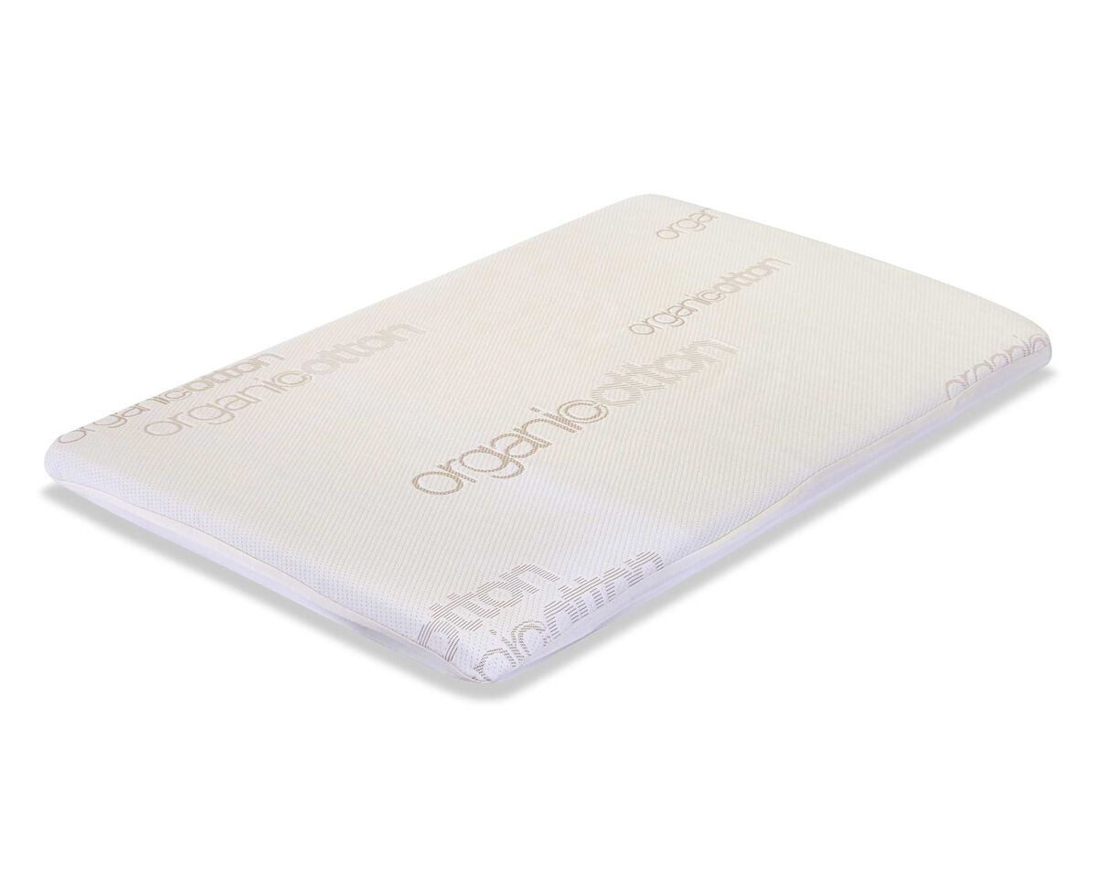 BD-20 ORG Waterproof Blended Organic Cotton Fitted Cover for Mini & Portable Crib Mattress Pad-Non Full Size