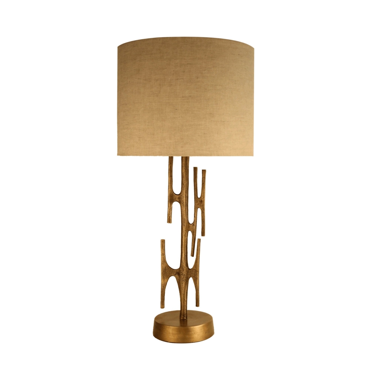 27 x 13 x 13 in. Skye Niko Lamp, Brass