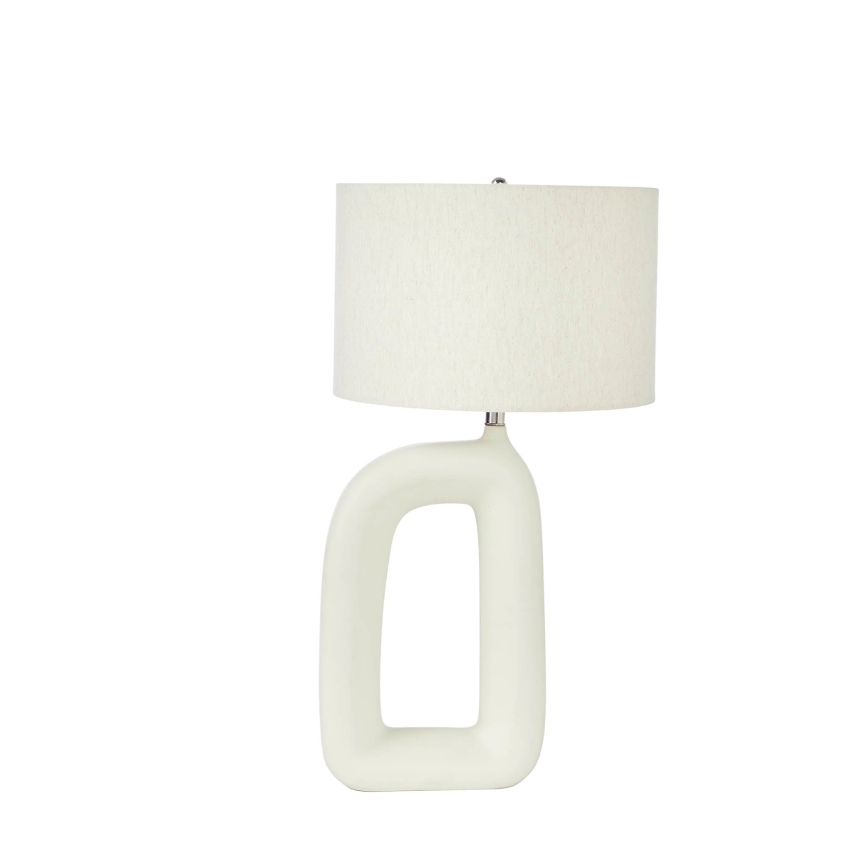 27 x 16 x 16 in. Skye Dove Table Lamp, White