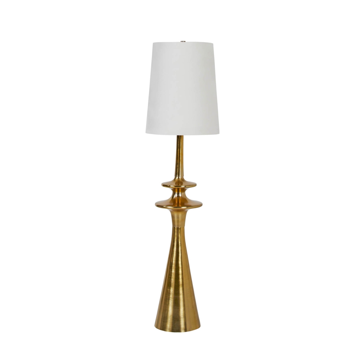 60 x 15 x 15 in. Skye Symphony Floor Lamp, Brass