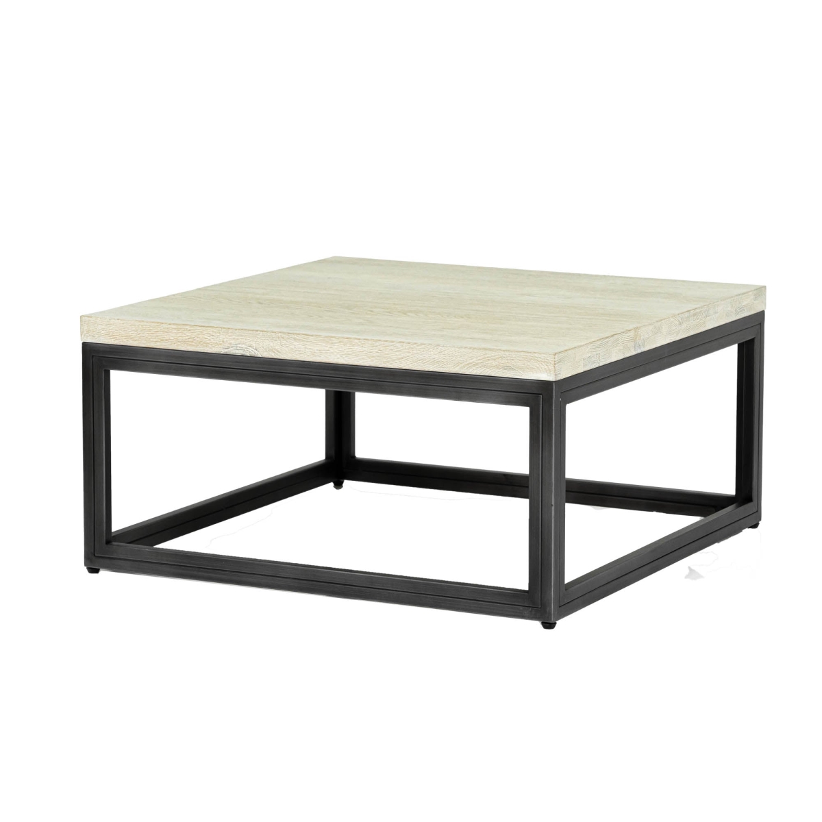 15.7 x 31.5 x 31.5 in. Last Chance Starlight Square Coffee Table, White
