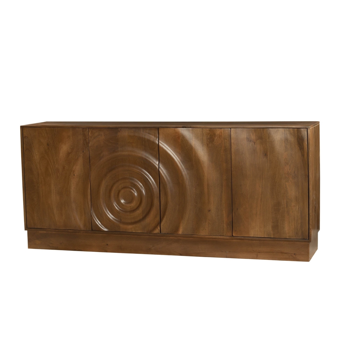 33 x 76 x 16 in. Arcadia Caracol Sideboard, Brown