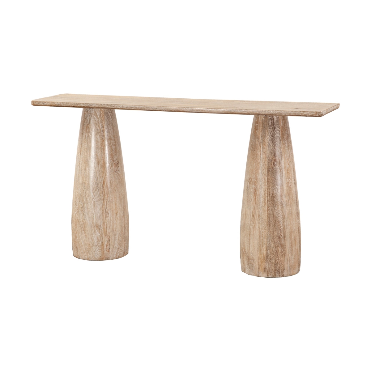 32 x 59 x 18 in. Last Chance Truffle Console Table, Brown